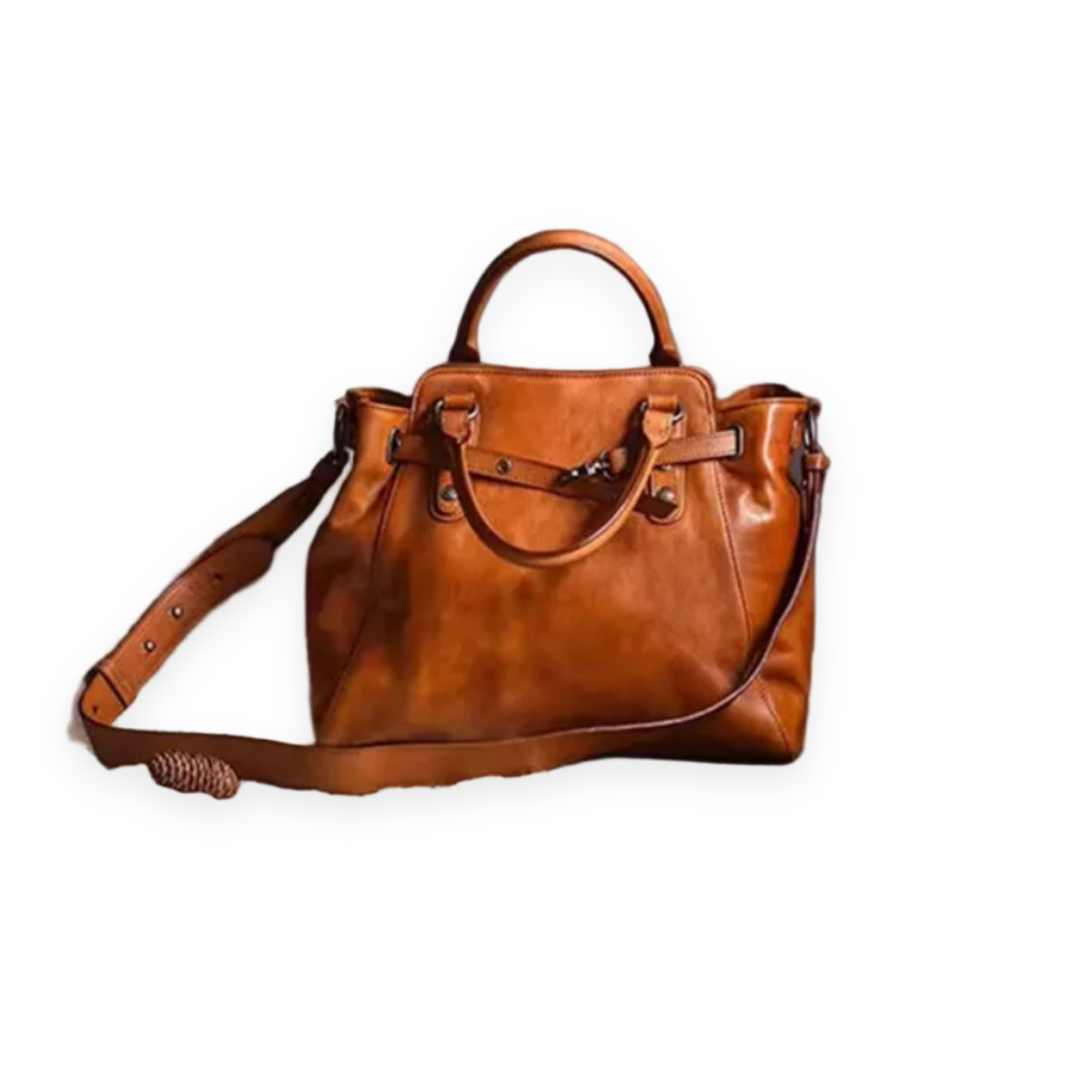 Classic Leather Satchel Bag