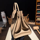 Atelier Canvas Leather Handbag