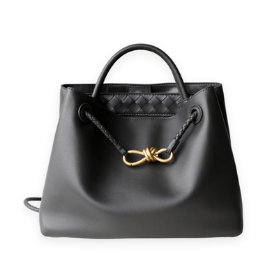Leather Knot Tote Bag