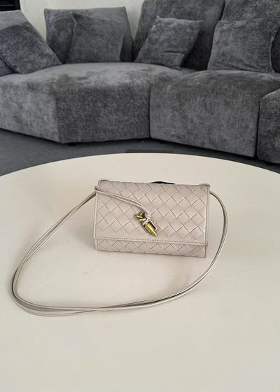 The Woven Crossbody - Calfskin