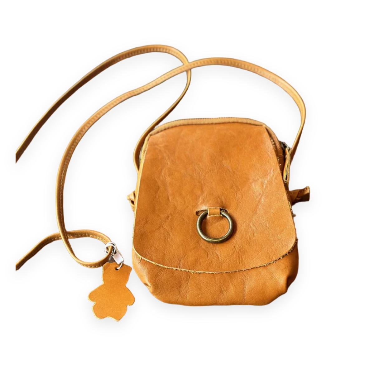 Vintage Leather Crossbody Bag