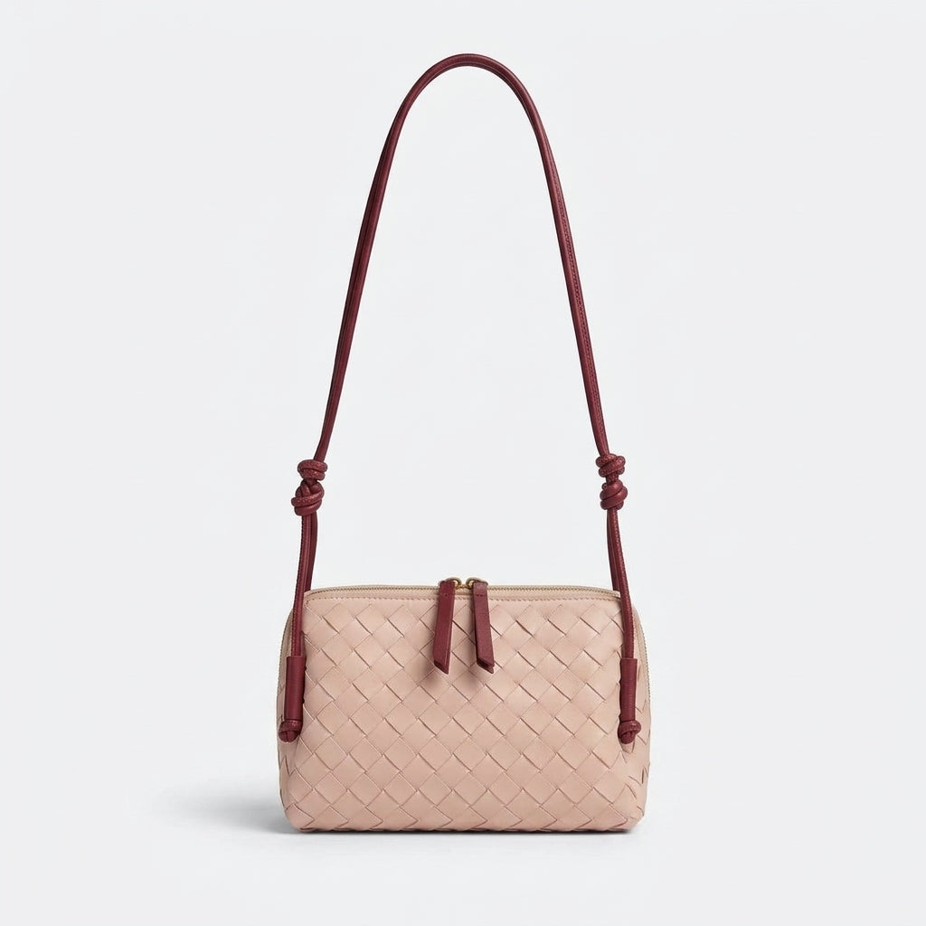 Knot Calfskin Shoulder Bag