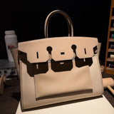 Atelier Canvas Leather Handbag