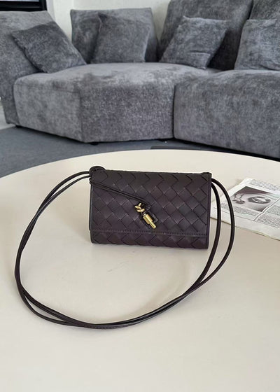 The Woven Crossbody - Calfskin