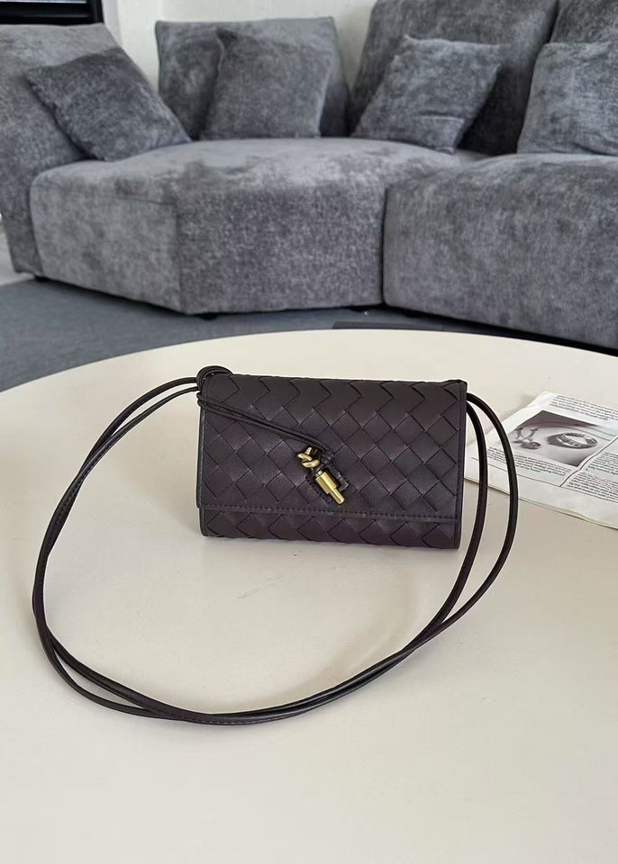 The Woven Crossbody - Calfskin