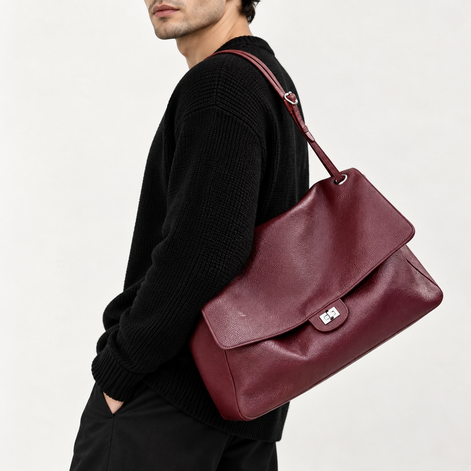 The Everyday Messenger Bag - Grained Calfskin