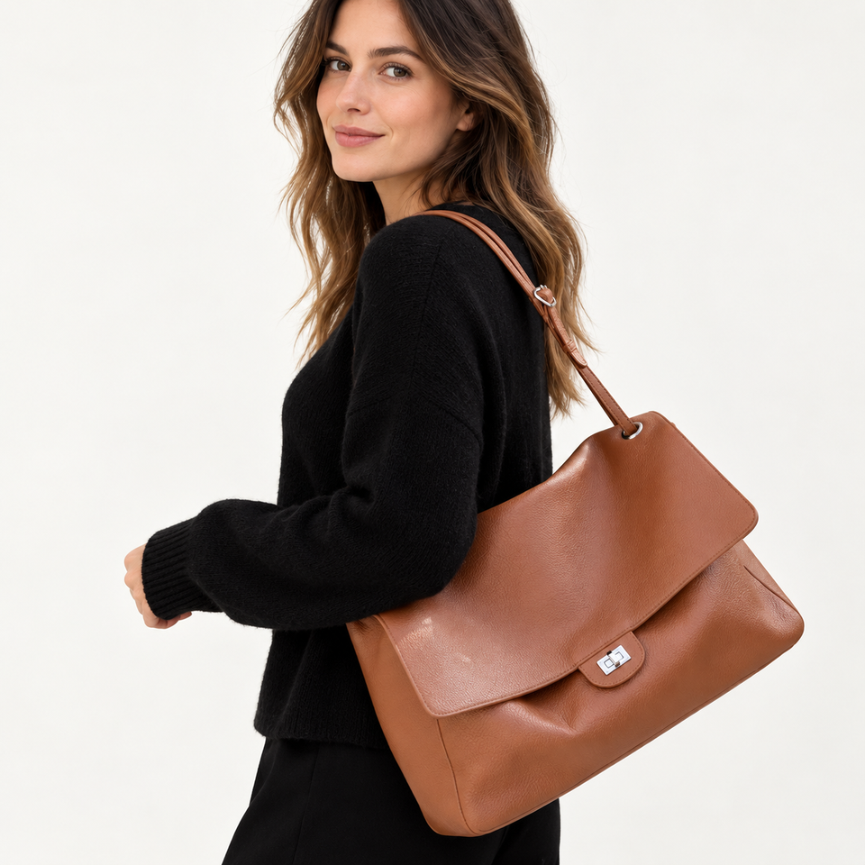 The Everyday Messenger Bag - Grained Calfskin