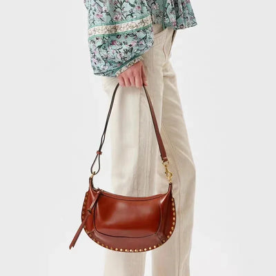 Half-Moon - Cowhide Leather Bag
