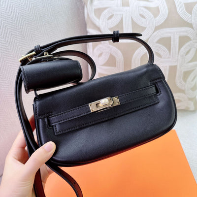 Mini Leather Crossbody Belt Bag
