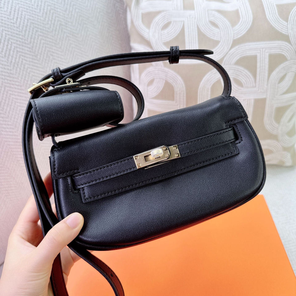 Mini Leather Crossbody Belt Bag