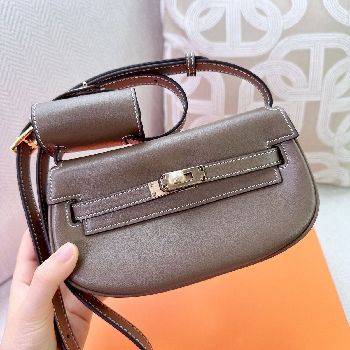 Mini Leather Crossbody Belt Bag