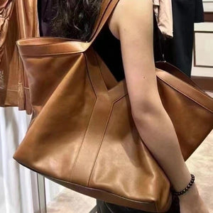 The Y Tote Bag - Calfskin Leather