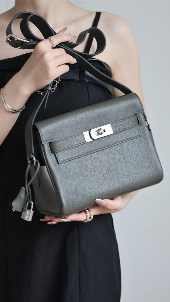 PM Messenger Bag - Calfskin Leather
