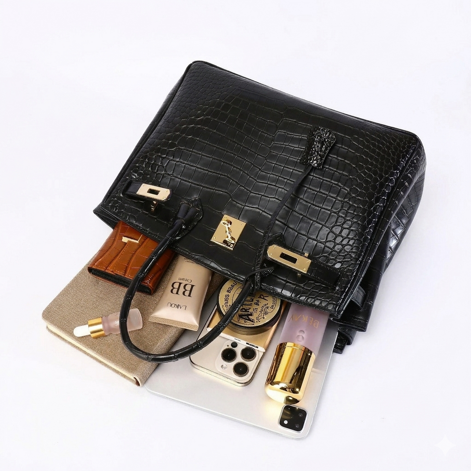 Crocodile Royale Leather Tote