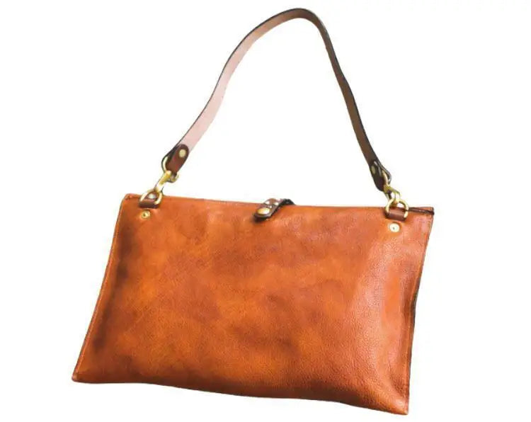 Studded Leather Envelope Crossbody