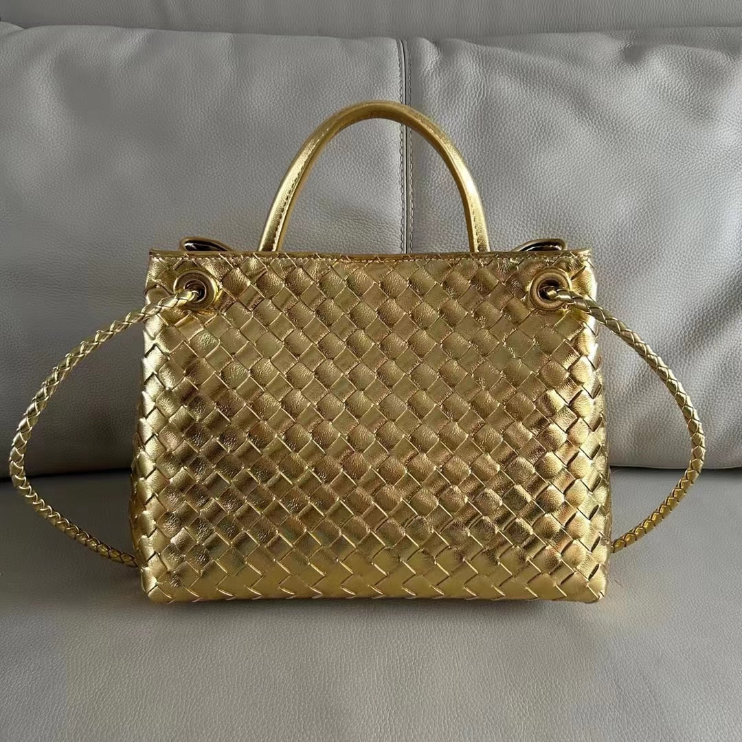 Lambskin Leather Tote Bag