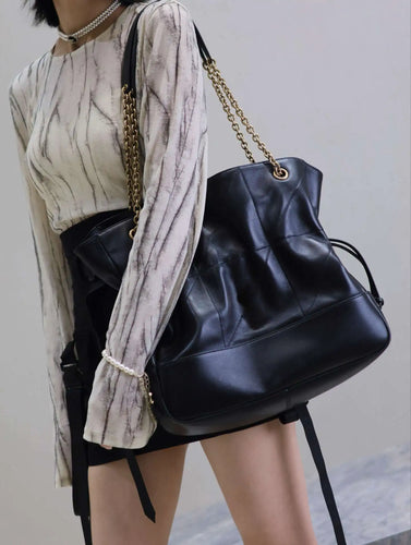 Chain-Link Quilted Tote