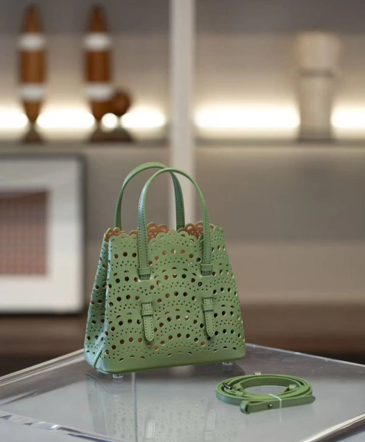 Wave Leather Bag