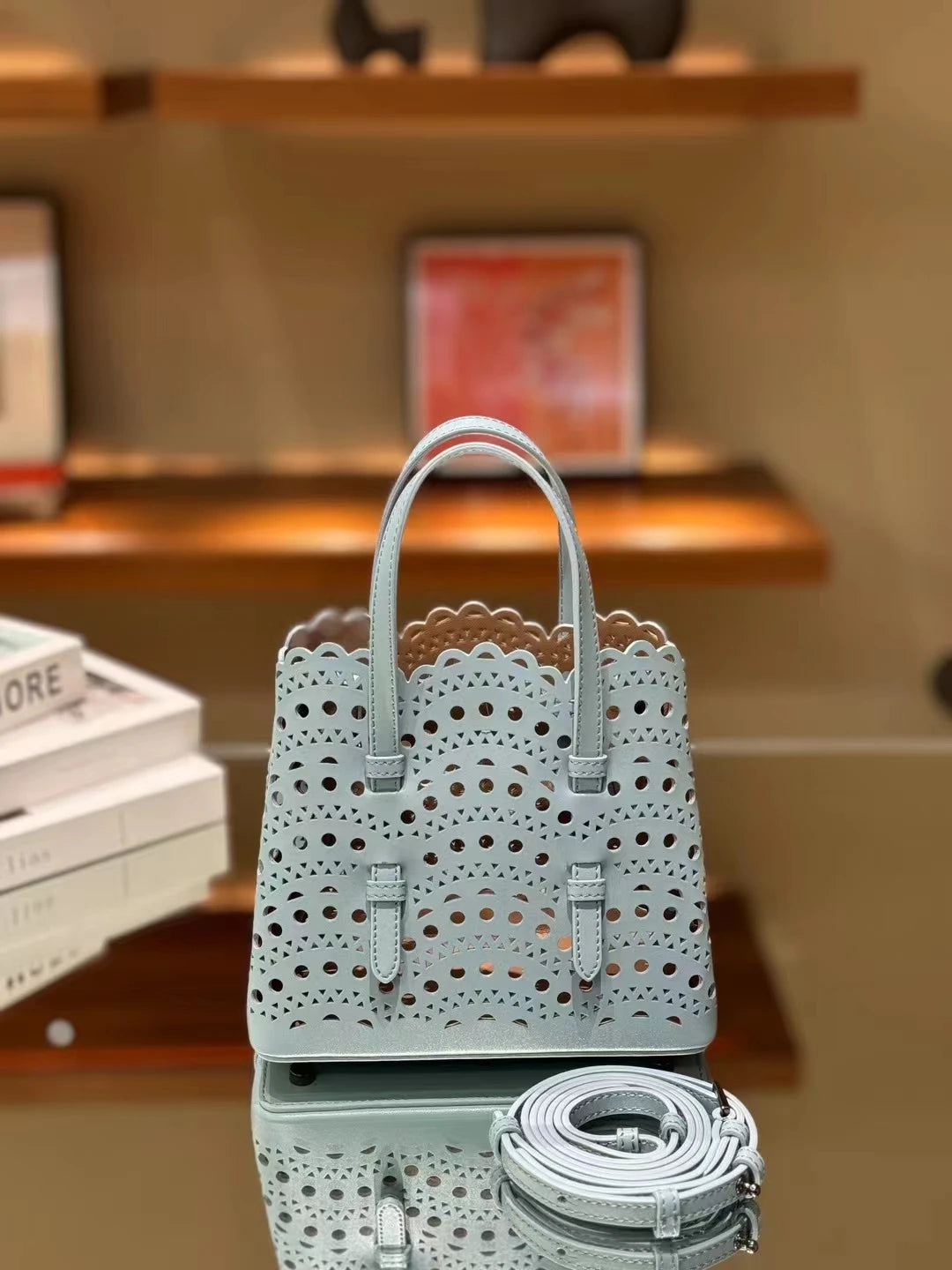 Wave Leather Bag