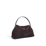 The Heritage Lock Bag - Suede Leather