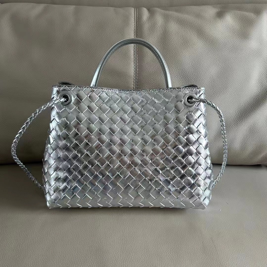 Lambskin Leather Tote Bag