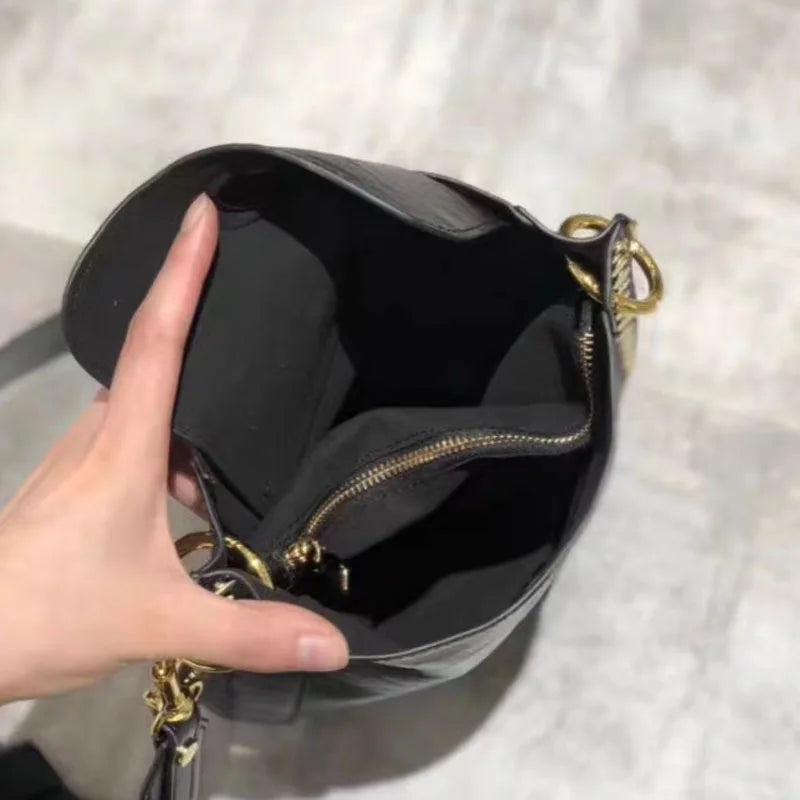 Noir Edge Leather Bag