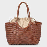 Handwoven Leather Tote Bag
