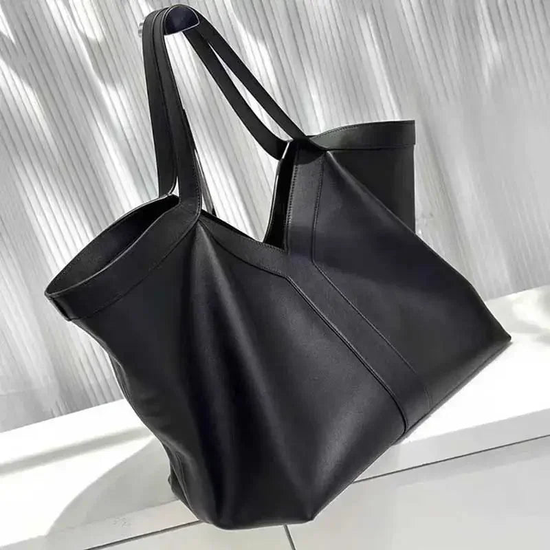 The Y Tote Bag - Calfskin Leather