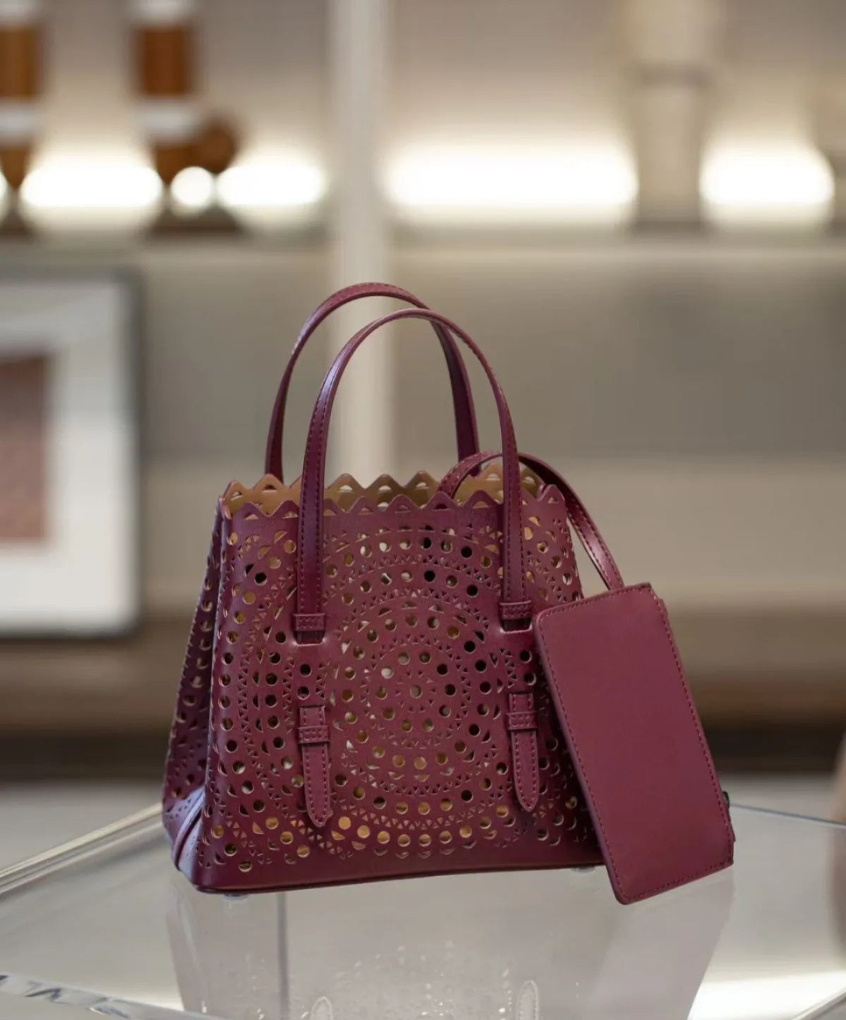 Wave Leather Bag