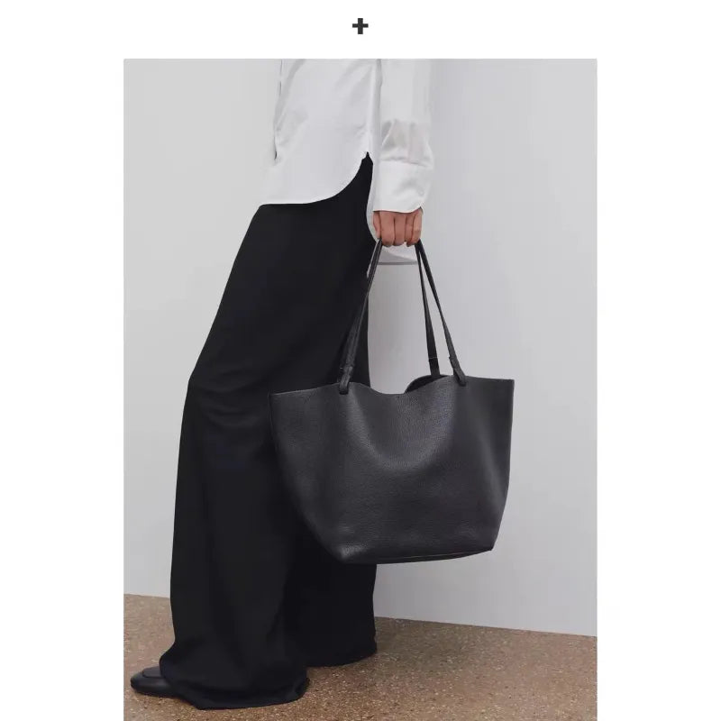 The Row XL Park Tote - Grain Leather