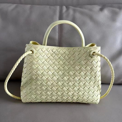 Lambskin Leather Tote Bag