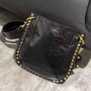 Noir Edge Leather Bag