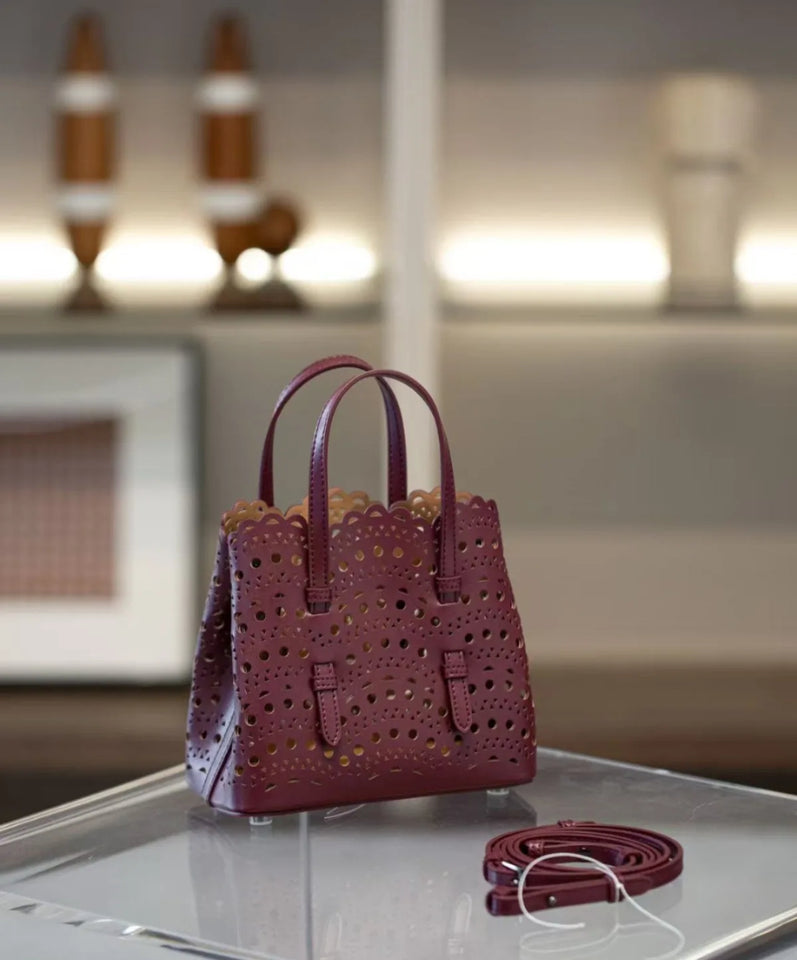 Wave Leather Bag