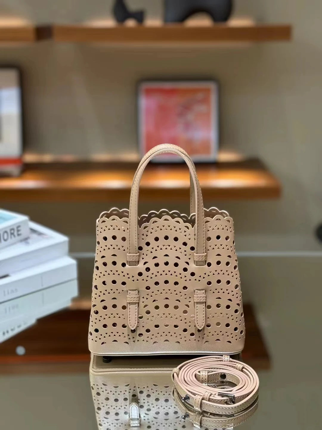 Wave Leather Bag
