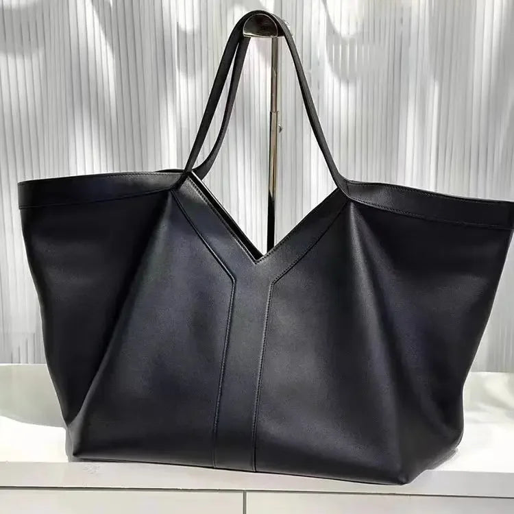 The Y Tote Bag - Calfskin Leather