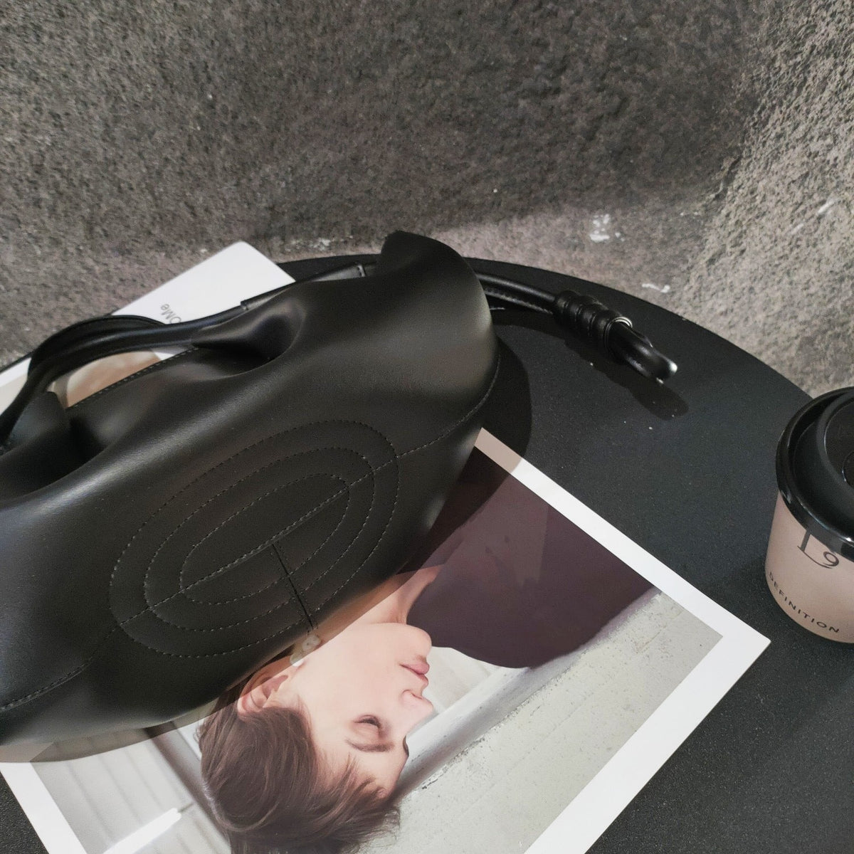 Shiny Nappa Calfskin Bag