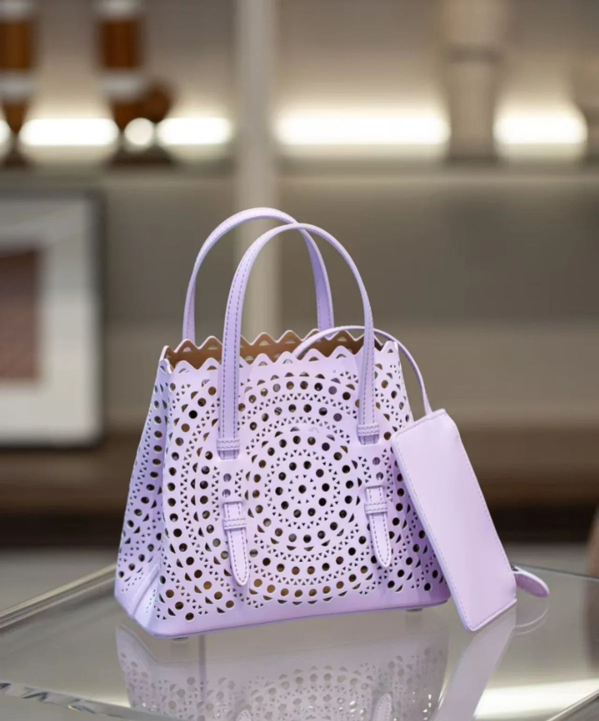 Wave Leather Bag