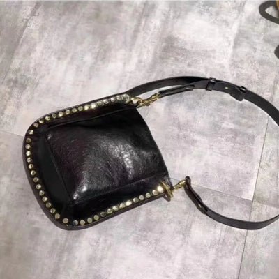 Noir Edge Leather Bag
