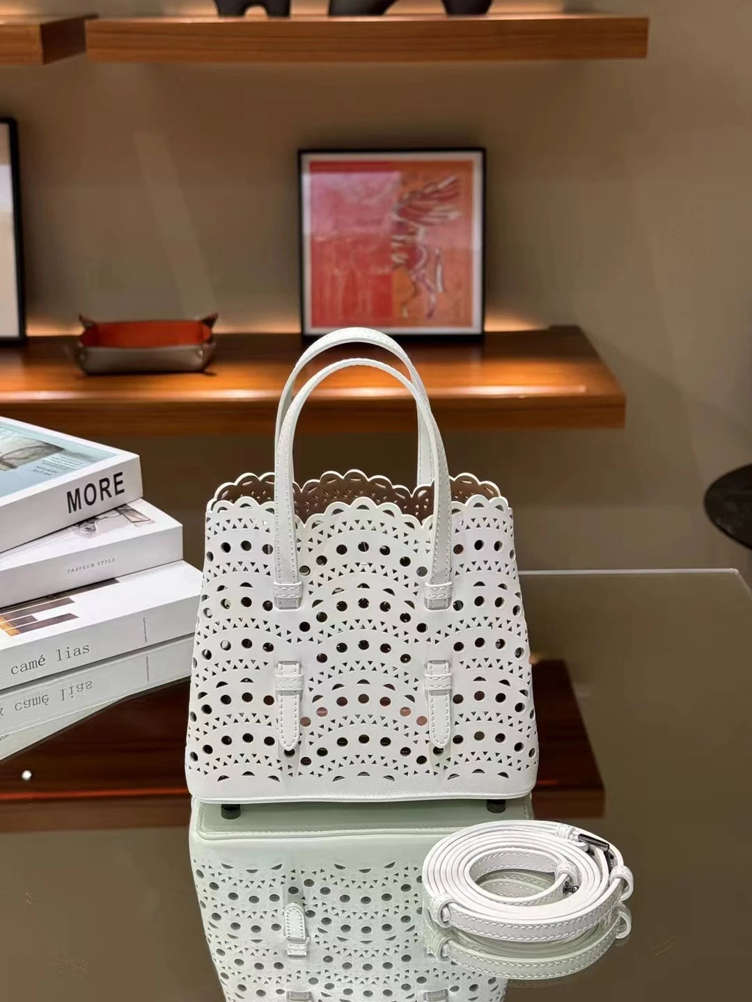 Wave Leather Bag