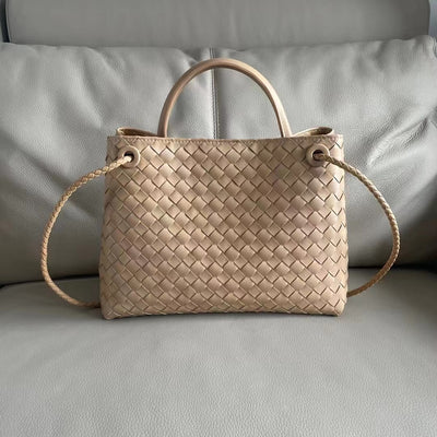 Lambskin Leather Tote Bag