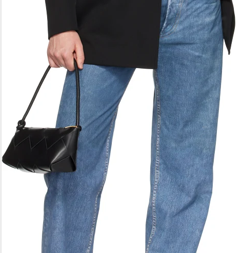 woven Leather shoulder Bag