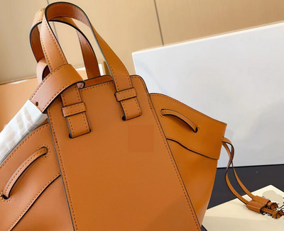 Modern Shape Leather Tote