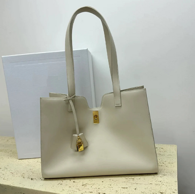 Smooth Calfskin Leather Tote Bag
