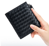 Leather Weave Wallet