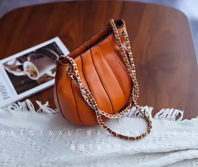 Leather Chain Bag