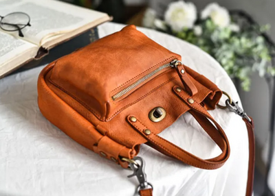 Genuine Leather Mini Shoulder Bag