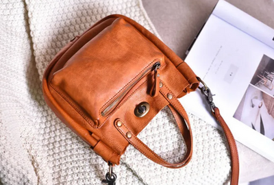 Genuine Leather Mini Shoulder Bag