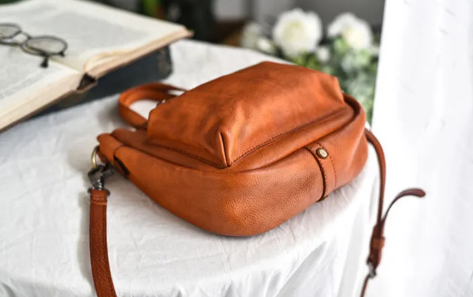 Genuine Leather Mini Shoulder Bag