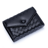 Luxe Leather Weave Wallet