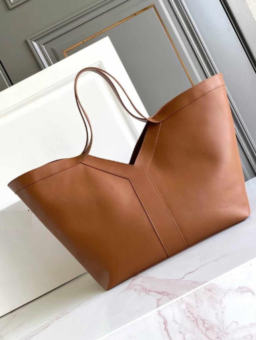 The Y Tote Bag - Calfskin Leather